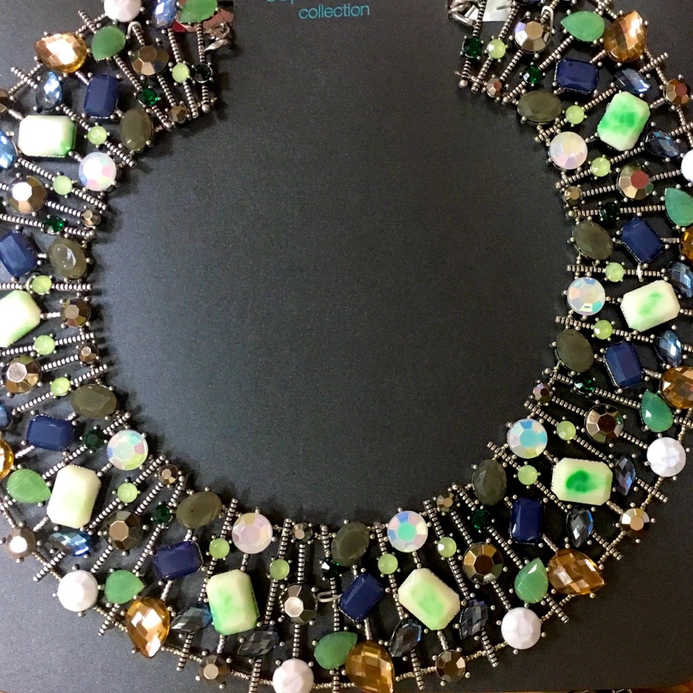 Sophia and Kate Collection
Gemstone Collar Necklace